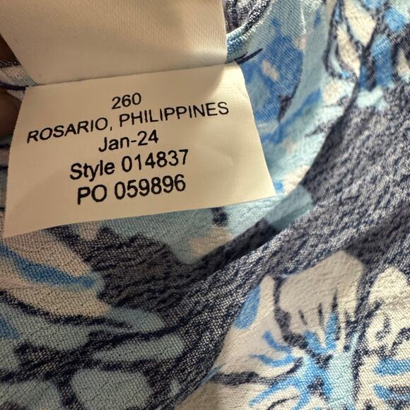 Lilly Pulitzer Ameilia Low Tide Bouquet Engineered Woven Dress Navy Size 4 NWT - Picture 9 of 13